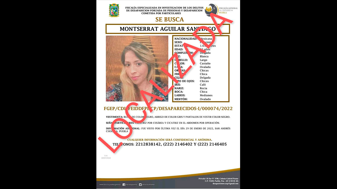 Localizan a Monserrat Aguilar, huyó de su casa por violencia familiar