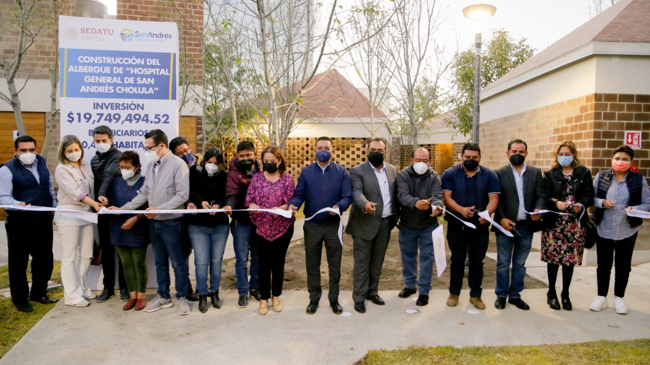 SEDATU hizo la entrega del Albergue del Hospital General de Cholula