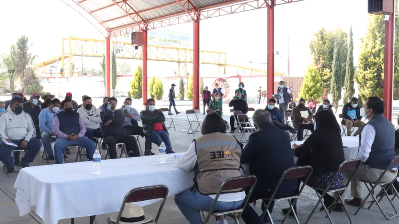 En Juan C Bonilla ya se planea escoger el método para elegir al presidente auxiliar de Santa María Zacatepec 