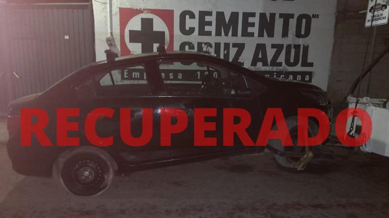 Recuperan en San Pedro Cholula vehículo con reporte de robo 