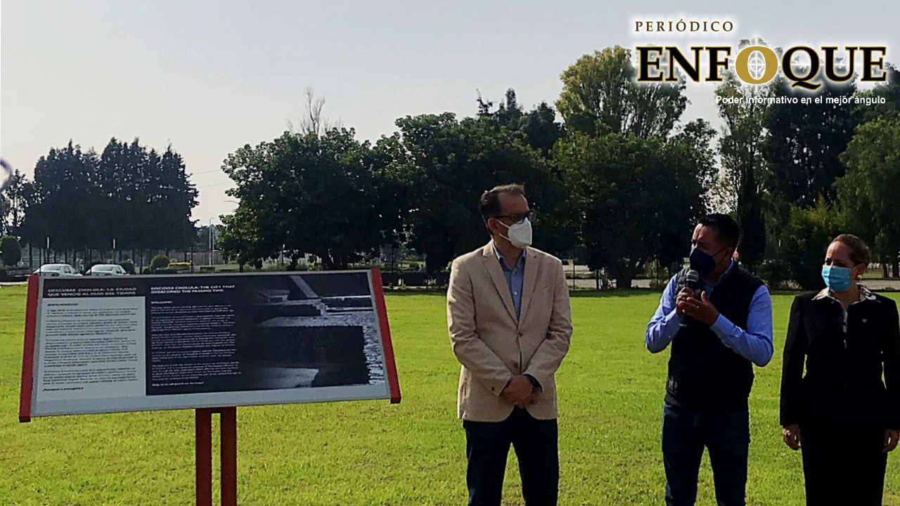 Fue renovada la señalética de la Zona Arqueológica de Cholula