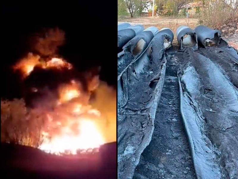 Habitantes de municipios rurales incendian tuberías para evitar envío de agua a Monterrey