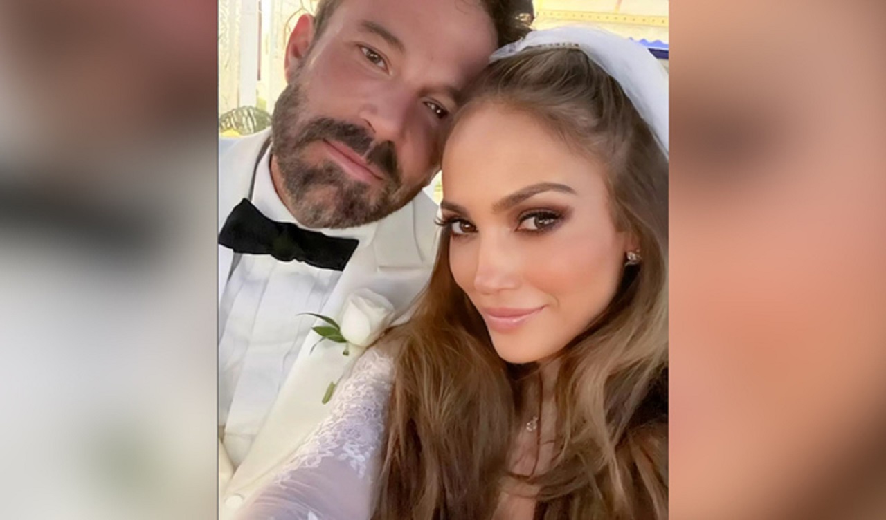 Jennifer Lopez y Ben Affleck se casaron en Las Vegas