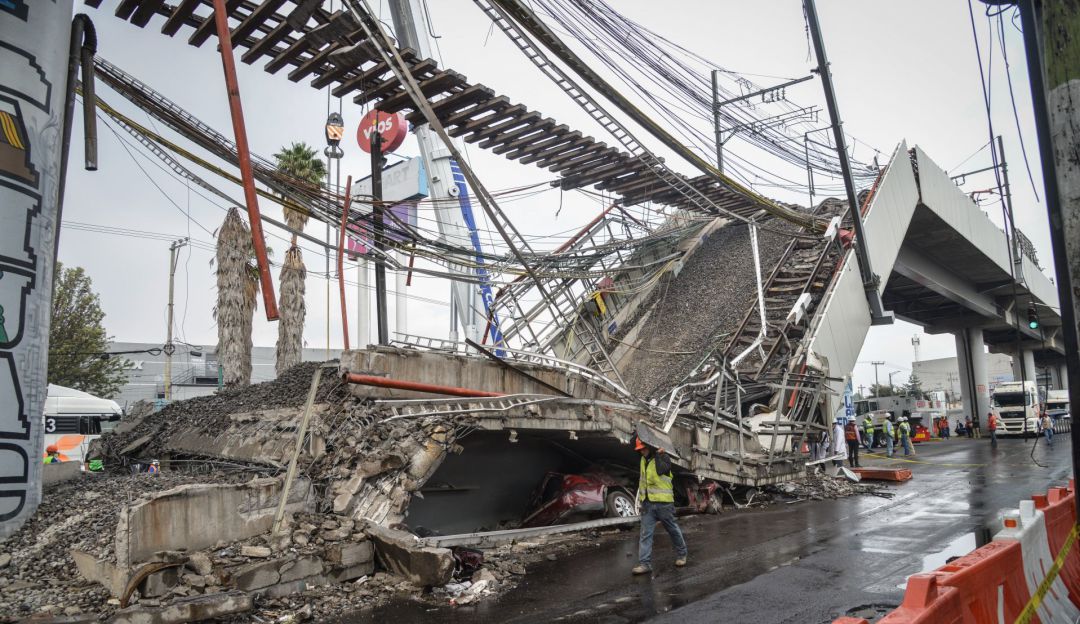 Vinculan a proceso a ocho exfuncionarios por desplome de un segmento de la L12 del Metro