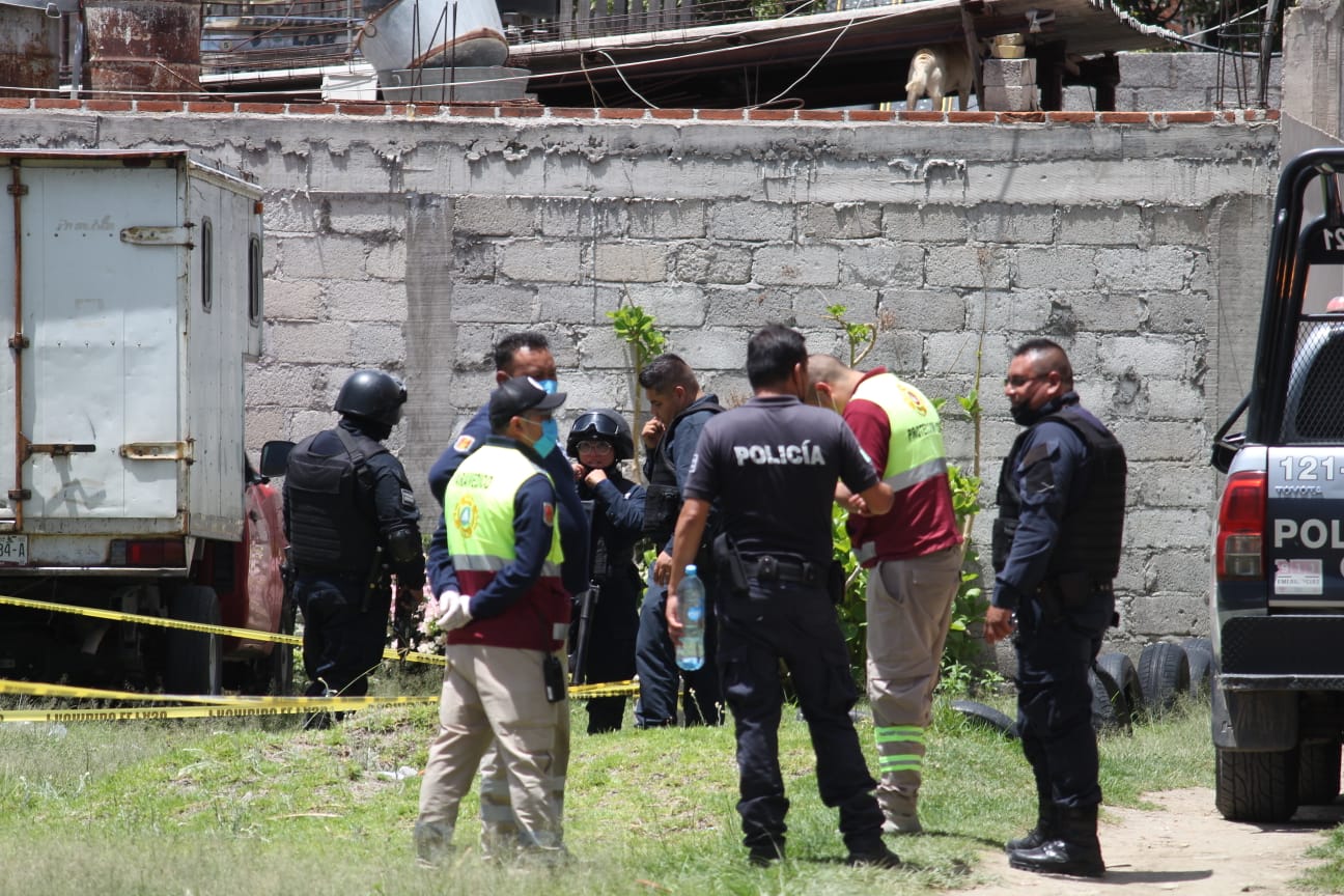 Frustran robo de motocicleta; presunto ladrón fue herido de bala, en Chiautempan