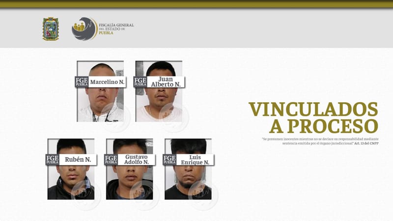 Envían a prisión a 5 hombres acusados del asesinato de un hombre y un niño en Huixcolotla
