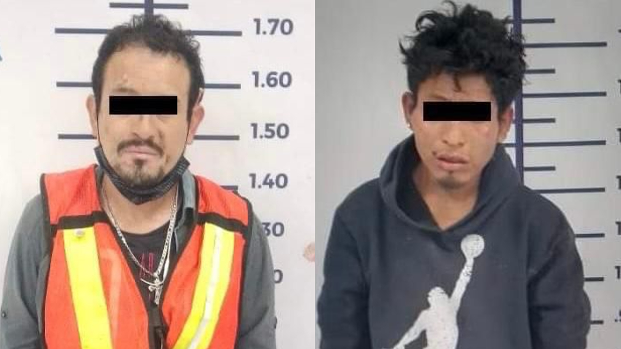 Detienen en San Andrés Cholula a dos presuntos ladrones de casa habitación