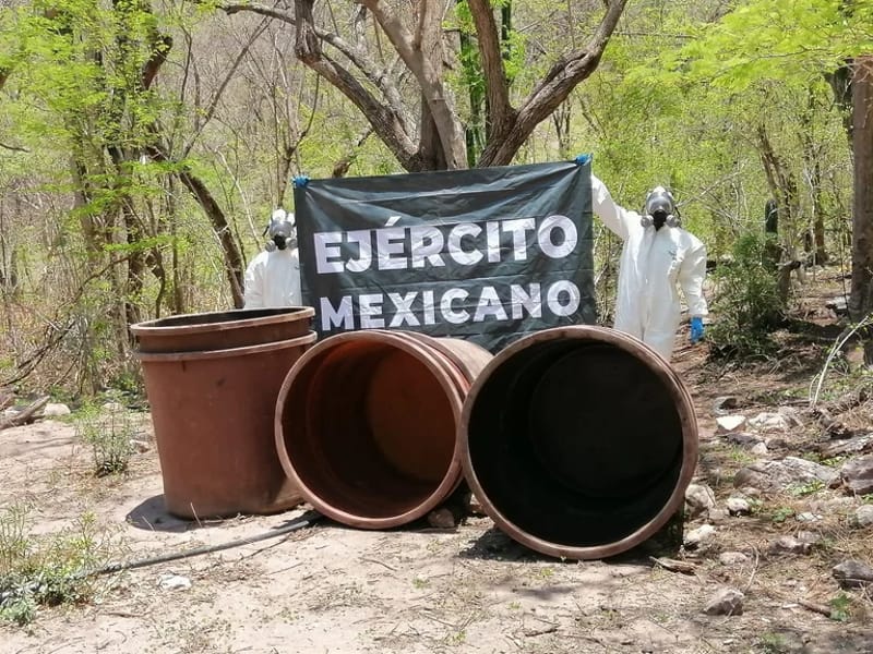 Golpe al narco en Sinaloa y Durango: 17 laboratorios de drogas fueron desmantelados