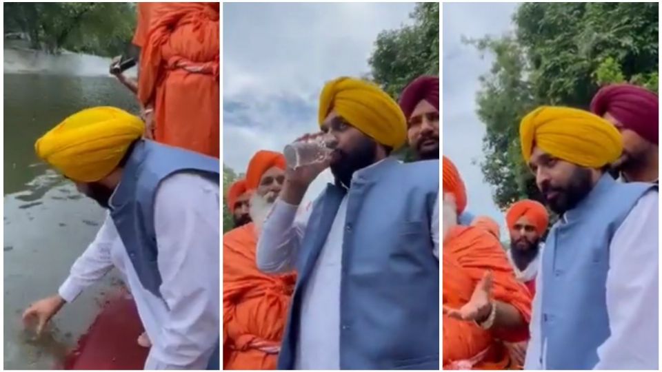 Político bebe agua sucia de ‘río sagrado’ para probar su pureza… y termina en hospital