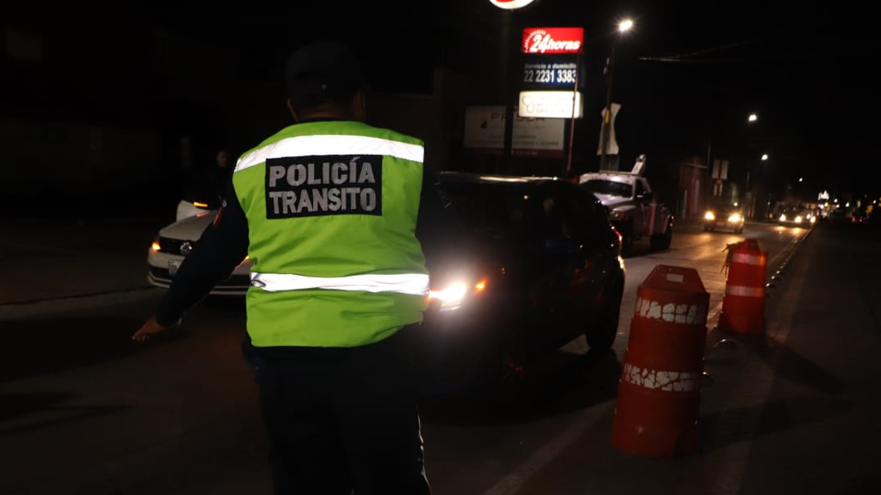 Este fin de semana; fueron remitidos 42 conductores en los operativos de alcoholímetro en San Pedro Cholula 