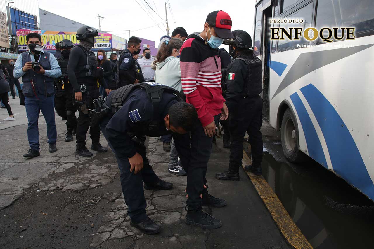 Han inspeccionado 32 mil 300 unidades en operativos de la SSC