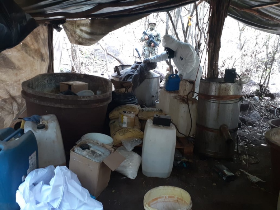 Reporta SSPC que de mayo a julio se desmantelaron 129 laboratorios clandestinos