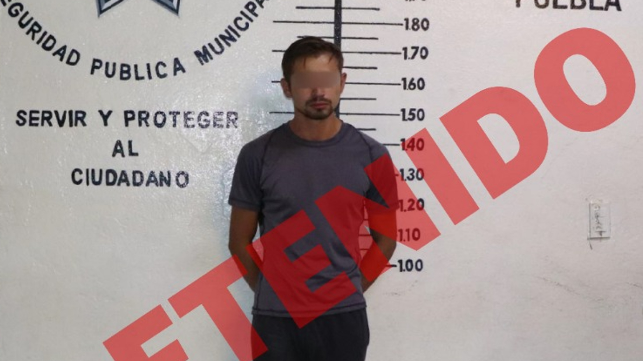 Detienen en San Pedro Cholula presunto narcomenudista de marihuana