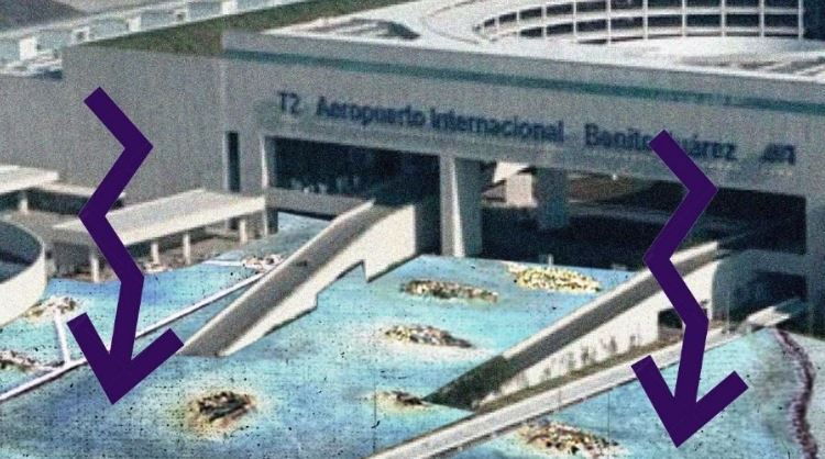 ¿Por qué el Lago de Texcoco se está hundiendo la Terminal 2 del AICM?