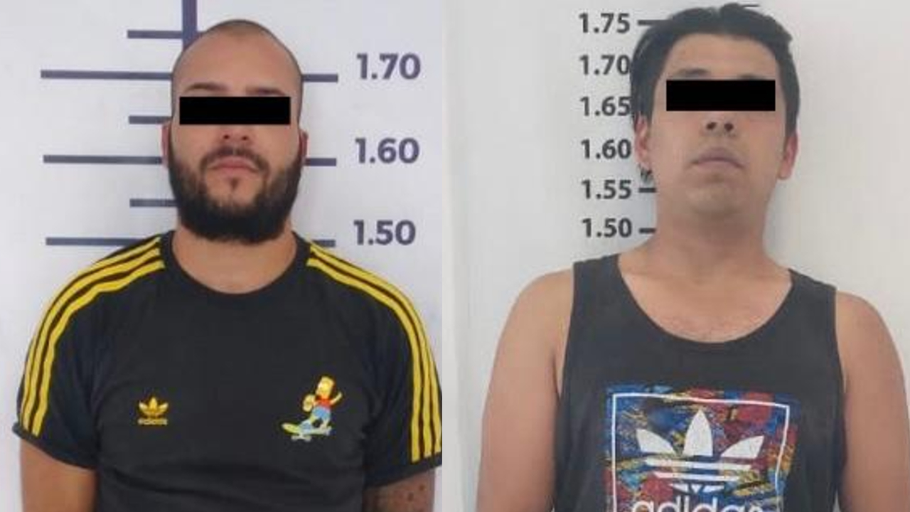 En San Andrés Cholula fueron detenidos dos presuntos narcomenudistas