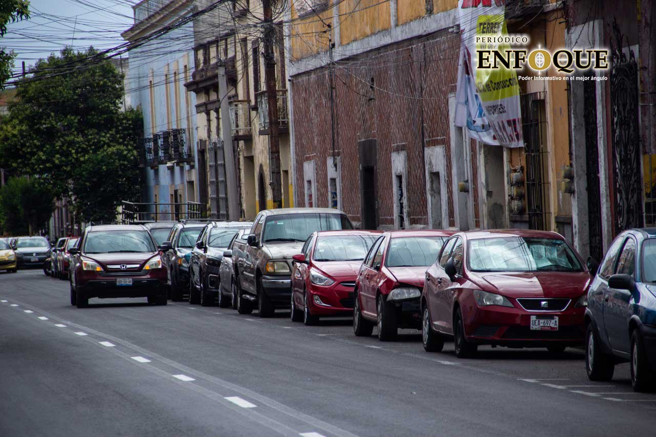 Modifican cajones de parquímetros en el Centro Histórico, ahora queda prohibido estacionarse en la 2 oriente