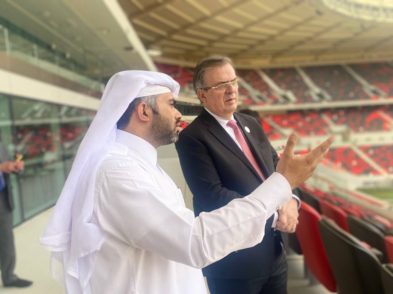 Marcelo Ebrard asegura que equipo en Qatar esta listo para atender a 80 mil mexicanos