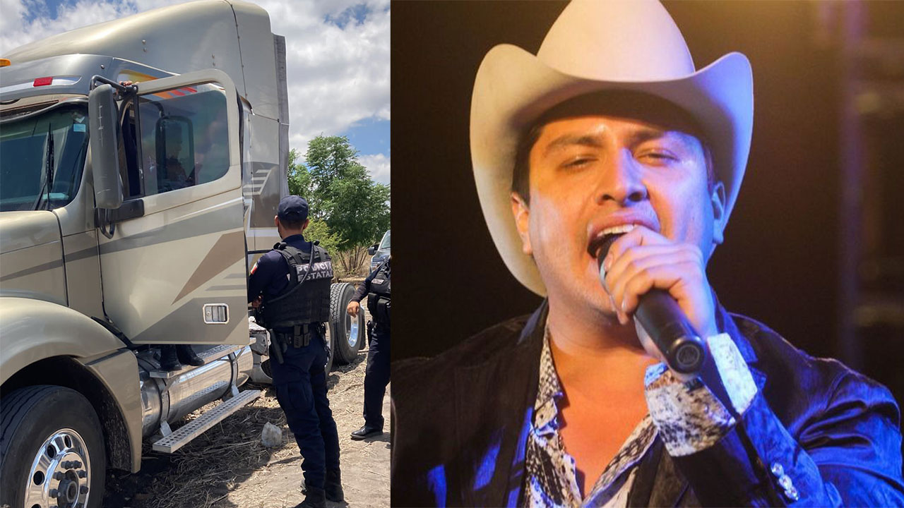 Recuperan camión con equipo musical de Julión Álvarez que fue robado