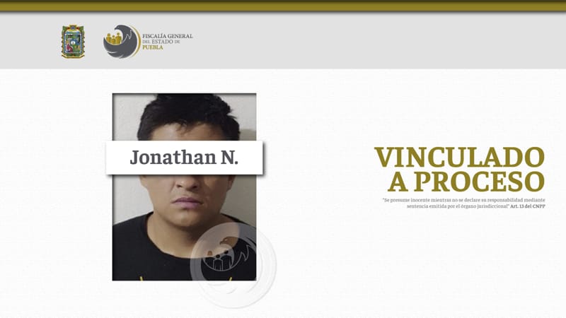 Jonathan N. es enviado a prisión tras asaltar y lesionar a una usuaria de su moto taxi en Atempan