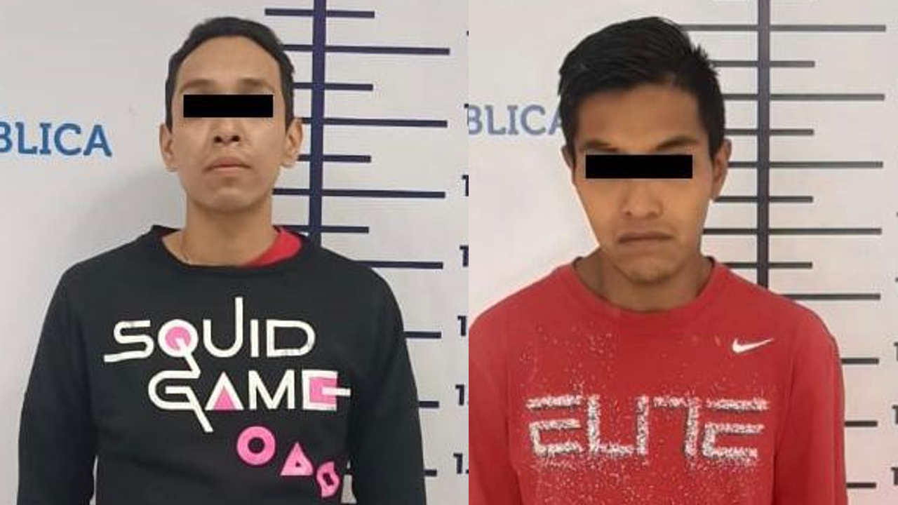 Detienen en San Andrés Cholula a dos presuntos asaltantes de tiendas comerciales 