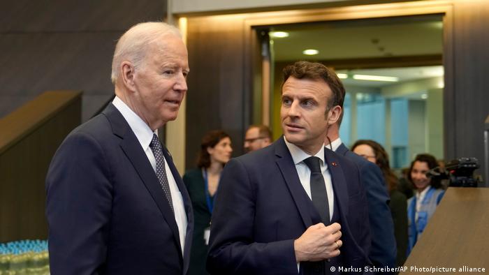 Las palabras de Biden hacia Vladimir Putin dejaron a Macron en una situación incómoda con Rusia