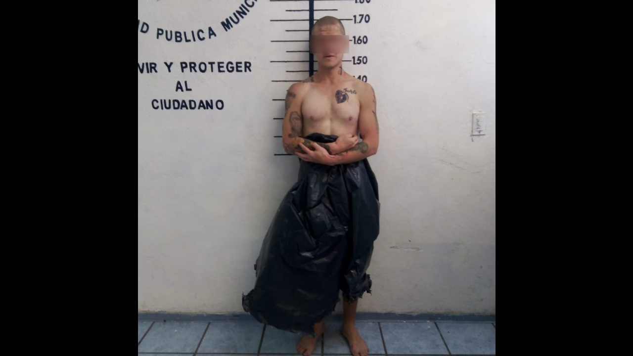 Detienen a un hombre por pasearse desnudo en la Zona de las Pirámides