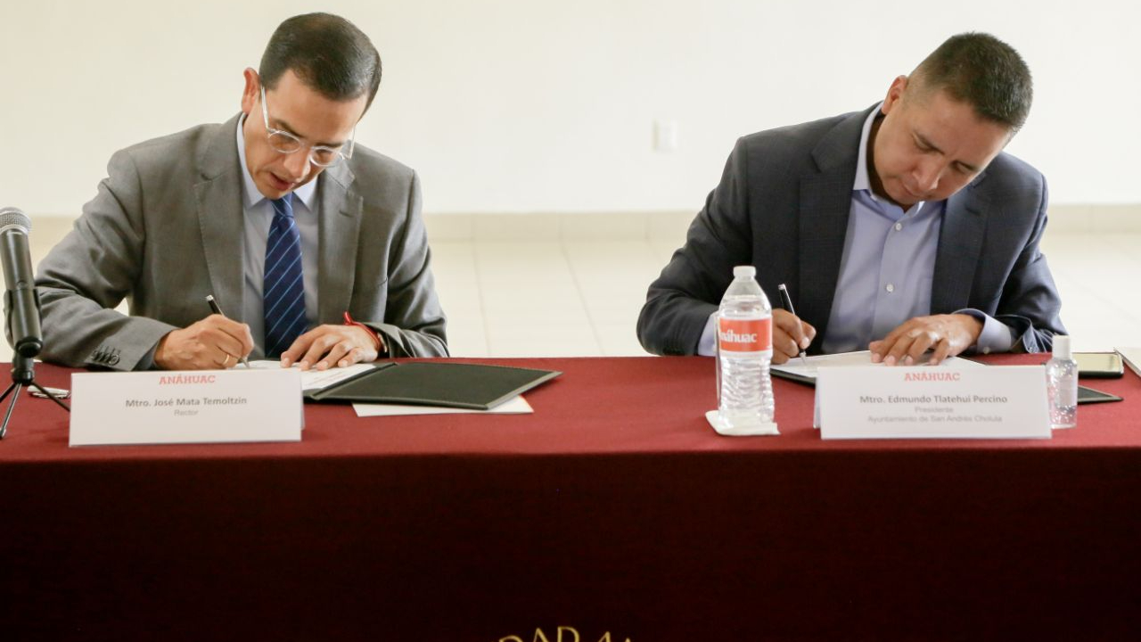 Ayuntamiento de San Andrés Cholula continúa firmando convenios de colaboración con las Universidades de la zona 