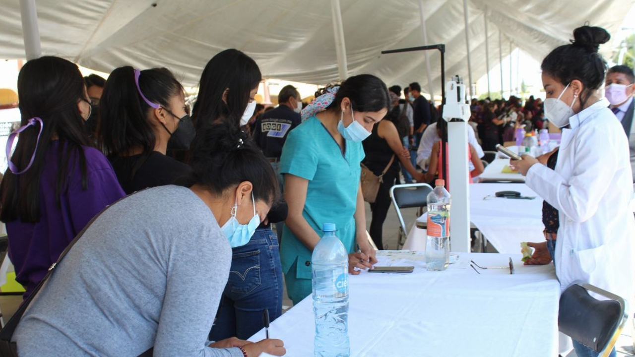 En San Andrés Cholula realizan Jornada de la Salud; en el marco del Día de la Mujer 