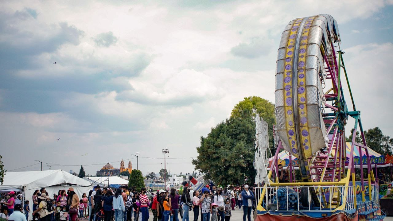 En el marco del Día del Niño; en San Andrés Cholula se efectuó una feria en el Parque Intermunicipal
