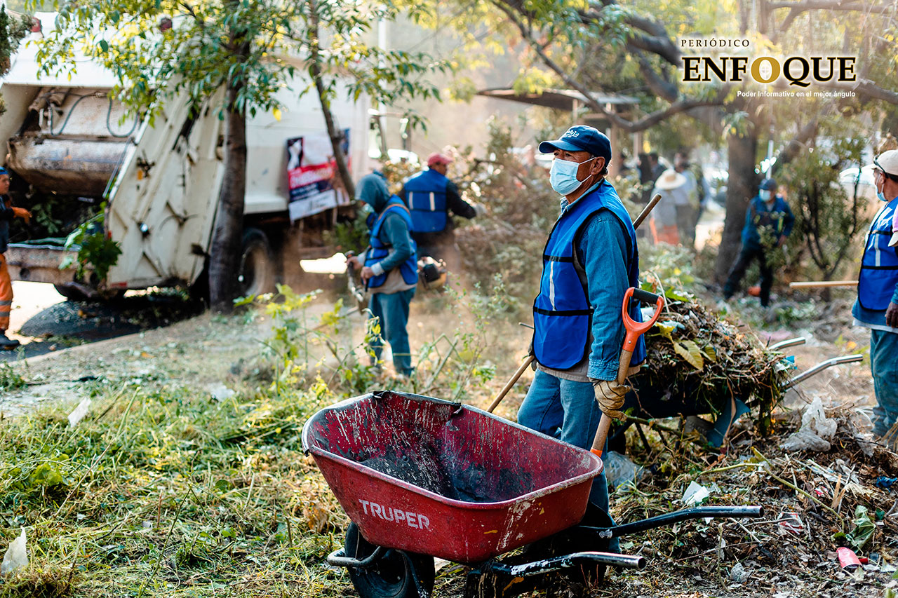 Inician Jornada integral de limpieza del bulevar Xonacatepec