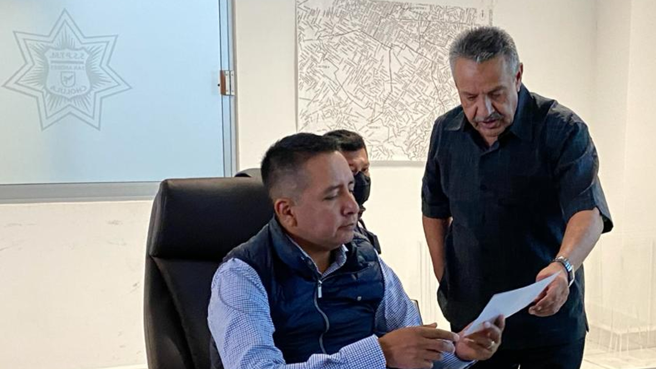 Presidente de San Andrés Cholula alude que no se escatimará en recursos para fortalecer la seguridad del municipio