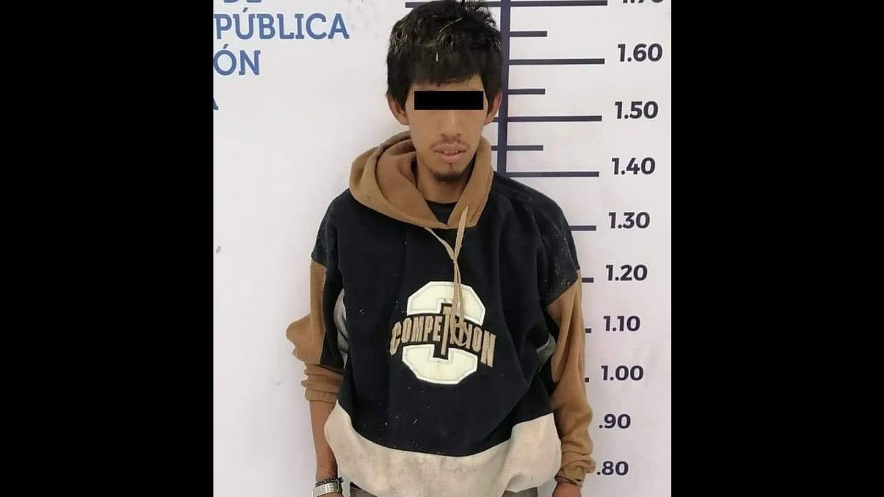 Detienen en San Andrés Cholula a presunto consumidor de “cristal” y ladrón de casa habitación