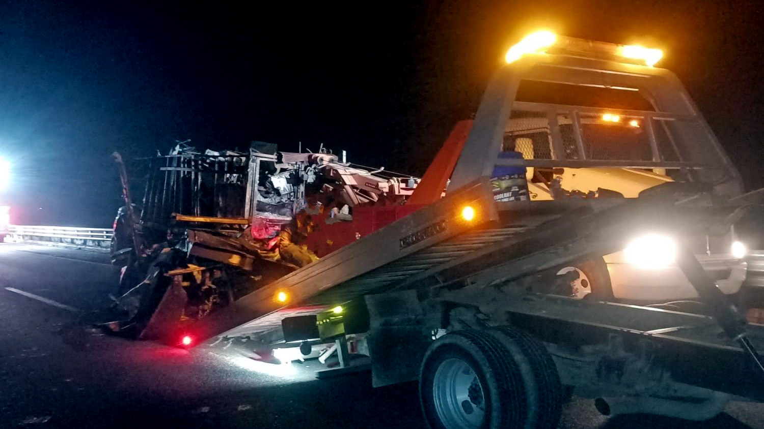 Se incendia camión sobre la autopista Puebla – Orizaba 