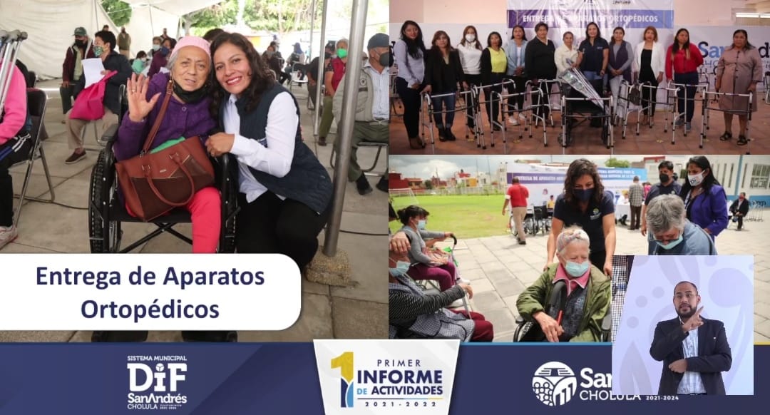  Rinde Primer Informe de Labores Guadalupe Cuautle Torres presidenta del SMDIF de San Andrés Cholula