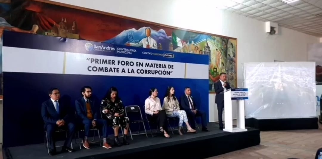  San Andrés Cholula escenario del “Primer Foro en Materia de Combate a la Corrupción”