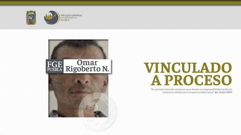 Omar Rigoberto N. es enviado a prisión por violar a una mujer con discapacidad en Cuautlancingo