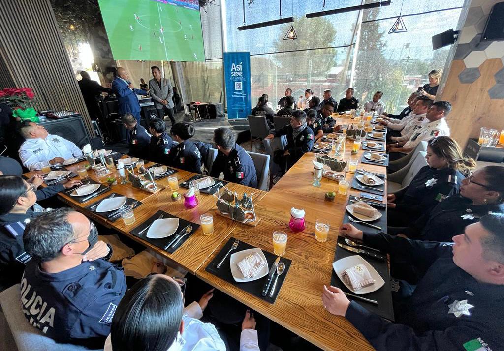 Reconoce CANIRAC Puebla trabajo de policías de San Andrés Cholula