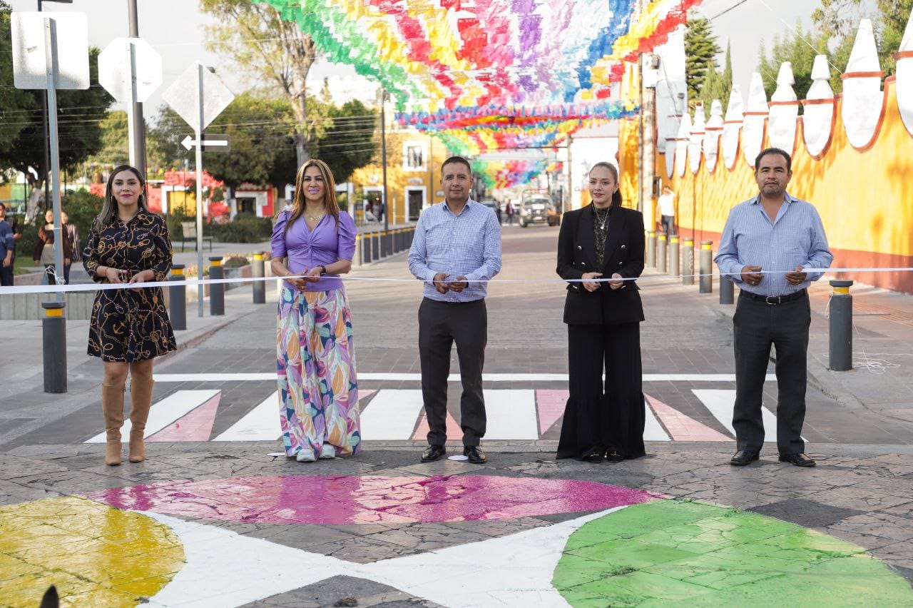 Pone en marcha Edmundo Tlatehui Programa Urbanismo Táctico en el zócalo de San Andrés Cholula