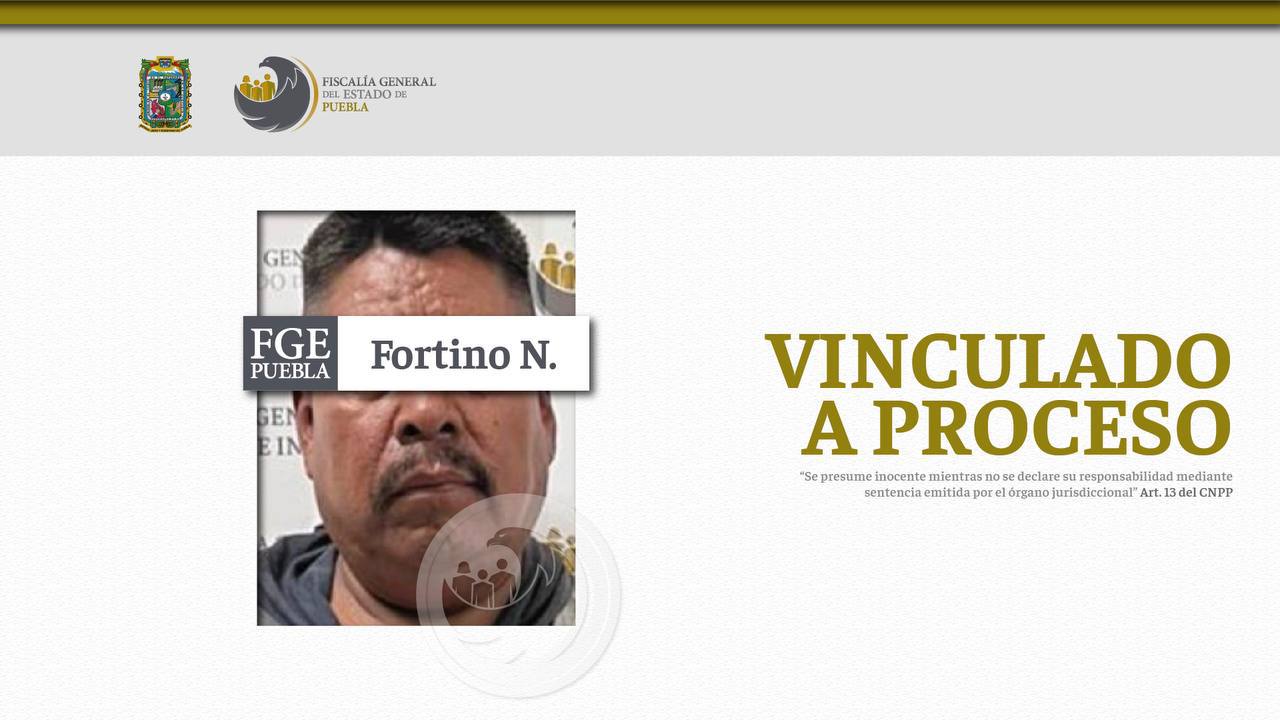Fortino N. es enviado a prisión por atacar sexualmente a la hija de su pareja en Huehuetlán