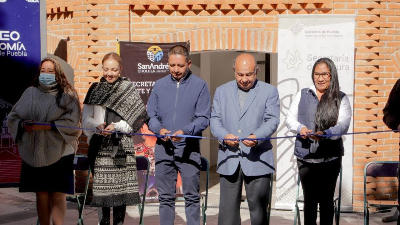 En San Andrés Cholula; inauguraron la exposición Itinerante "Arqueoastronomía