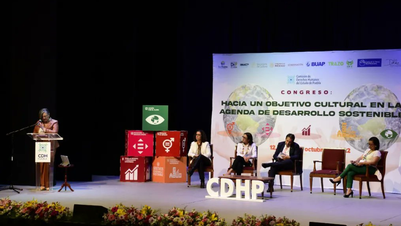 La CDH Puebla efectuó el Congreso “Hacia un objetivo cultural en la agenda de desarrollo sostenible”