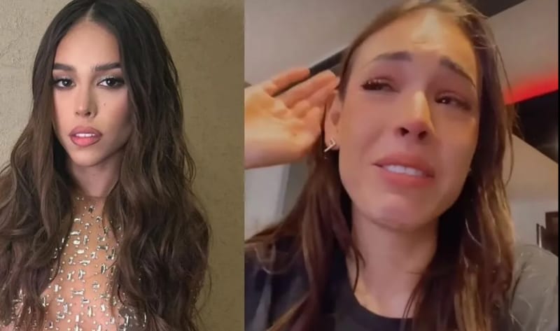 Danna Paola rompe el llanto ante cancelación de show; revela que sufre ansiedad por su tour XT4S1S