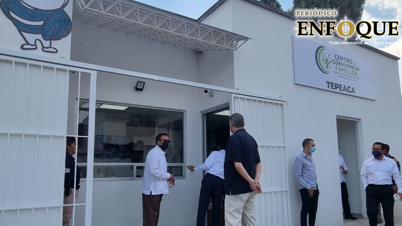 Inicia operaciones el Centro de Convivencia Familiar en Ciudad Judicial Tepeaca