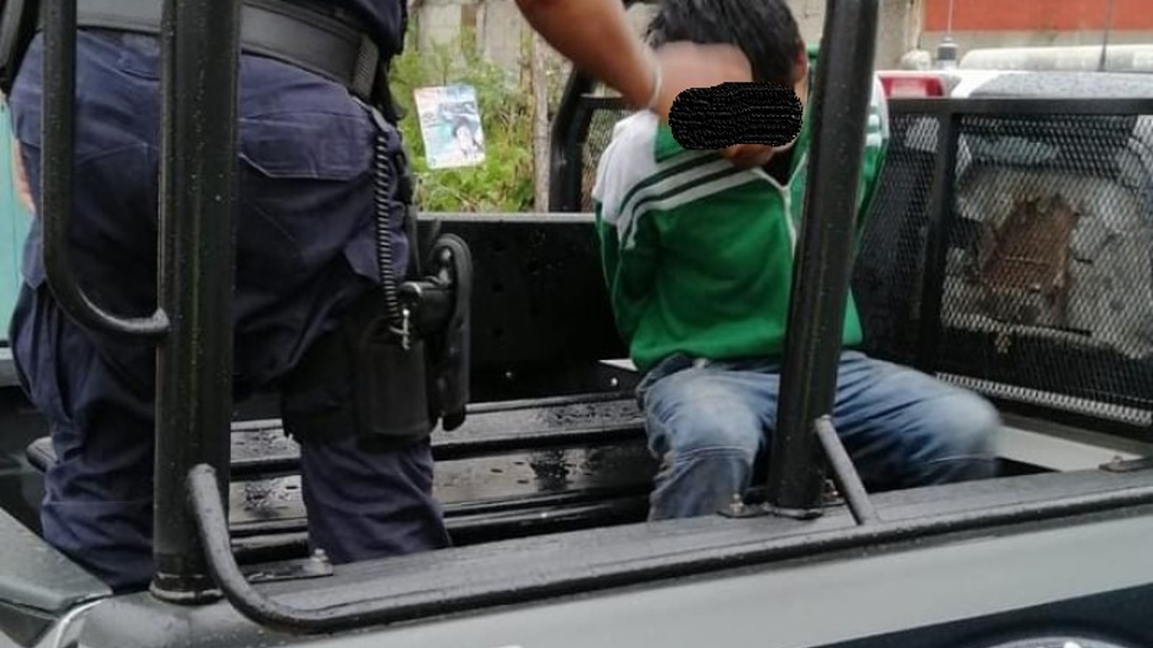 Vecinos frustran robo a casa habitación en Amozoc