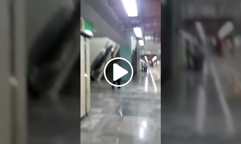 Graban gritos de un niño fantasma  en el metro Zaragoza de Monterrey (Vídeo)