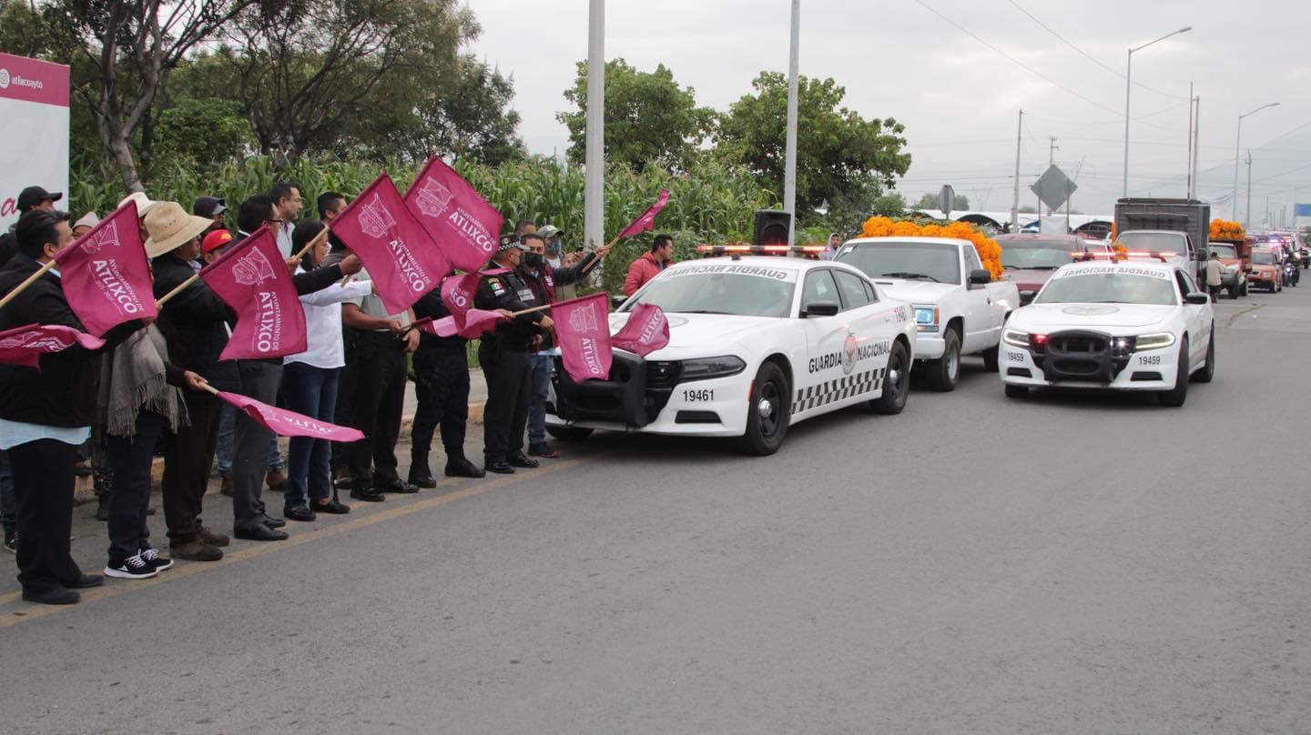 Inicia oficialmente venta de flor de temporada además de operativo de seguridad en Atlixco