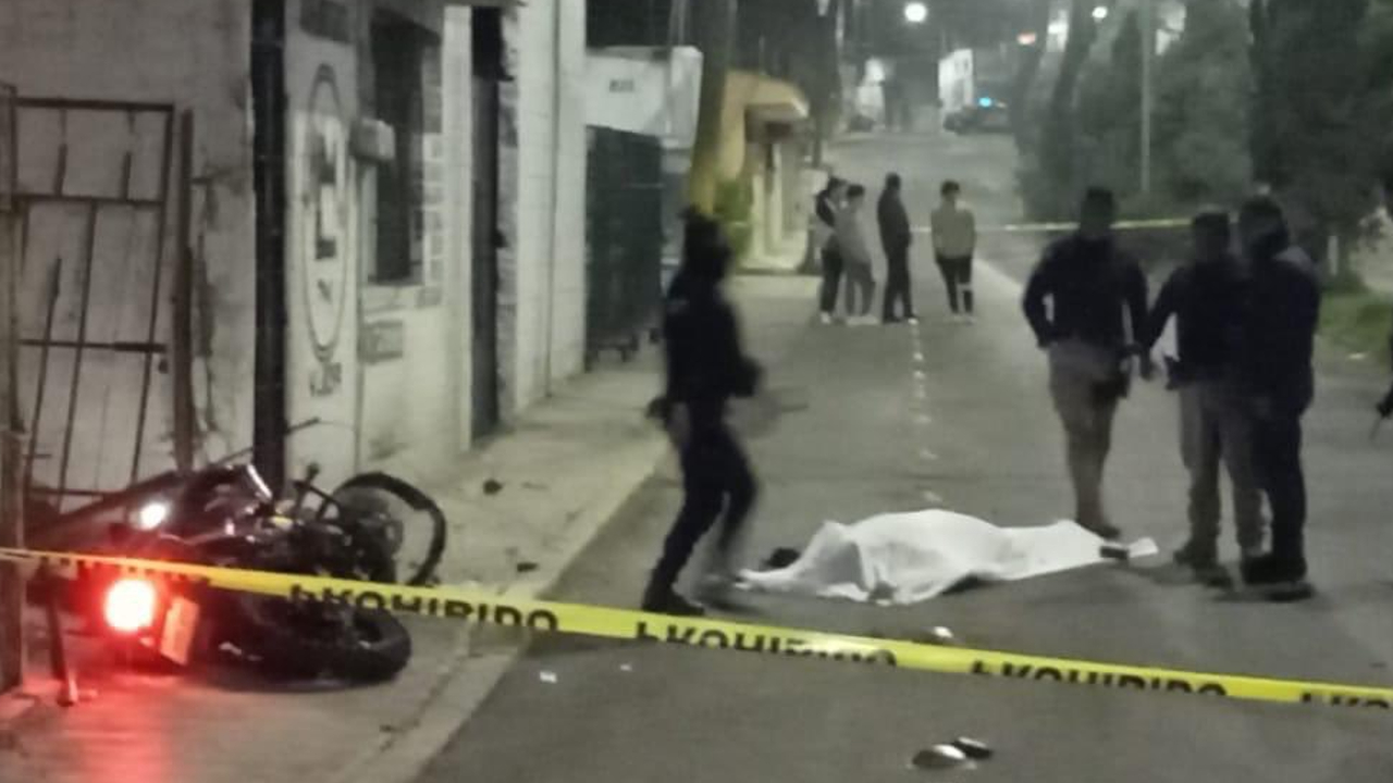Falleció un motociclista, tras accidentarse en San Pedro Cholula 