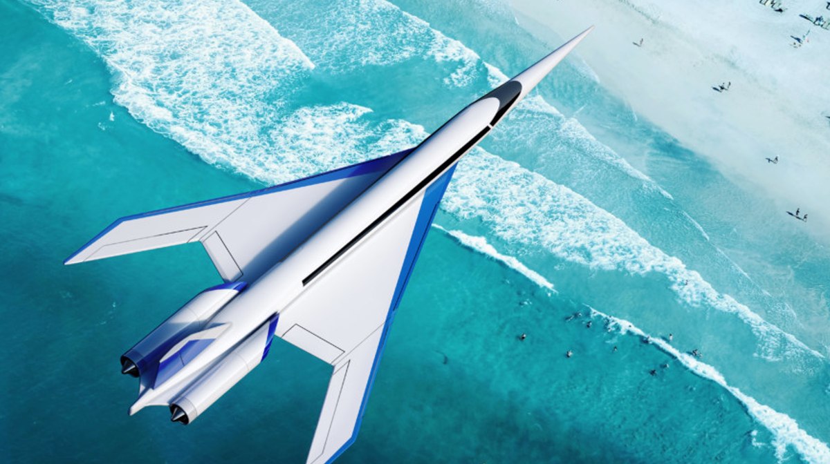 El avión supersónico que podría viajar de nuevo york en 80 minutos 