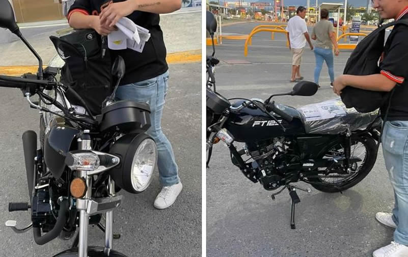 Joven de Monterrey le regala a su novio una motocicleta, tras permitirle abrirle su “Only Fans”