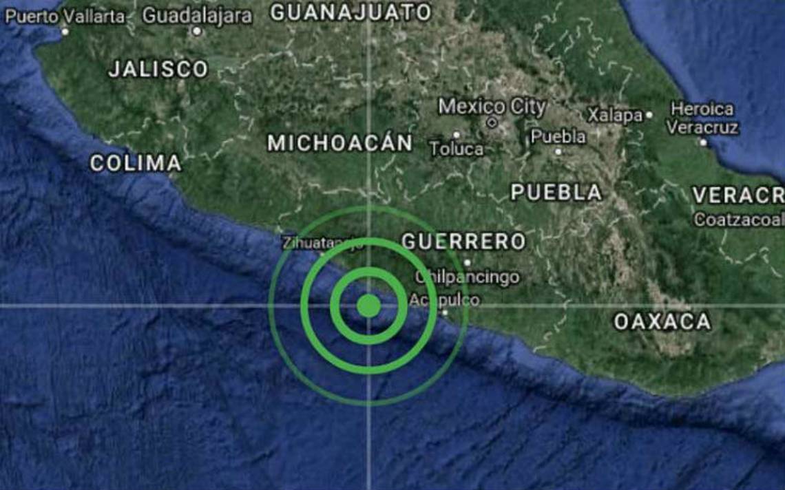 Sismo magnitud 5.0 se registro en guerrero de acuerdo con el Sismológico Nacional